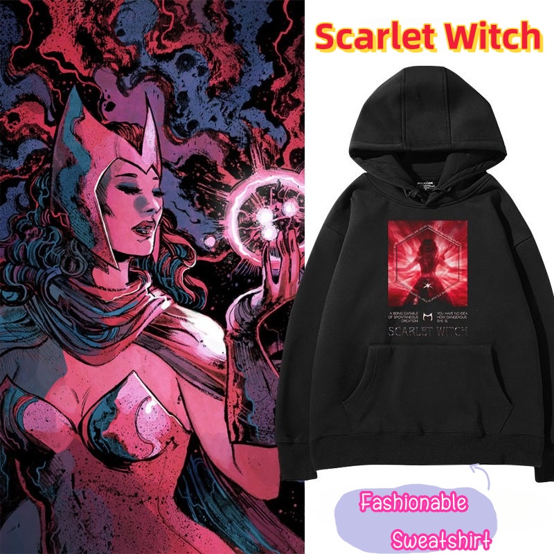 Anime Merchandise Hoodie - Beast Kingdom Scarlet Witch Anime Merchandise