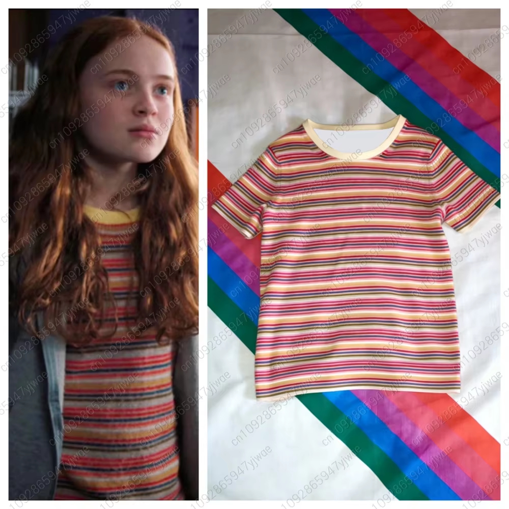 Anime Merchandise Online - 2026 Max Mayfield Cosplay Costume Rainbow