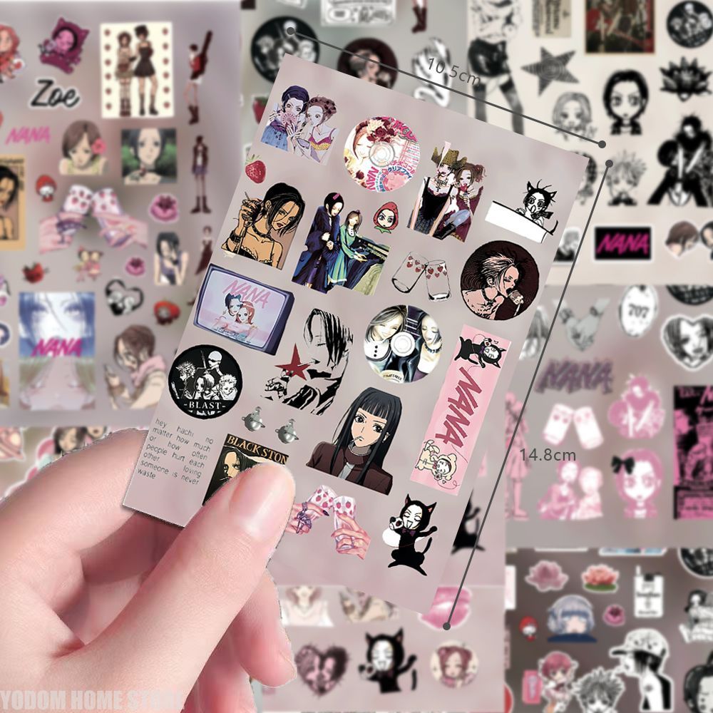 8pcs Anime NANA Stickers Komat - Nana Anime Merchandise บทวิจารณ์และราคา