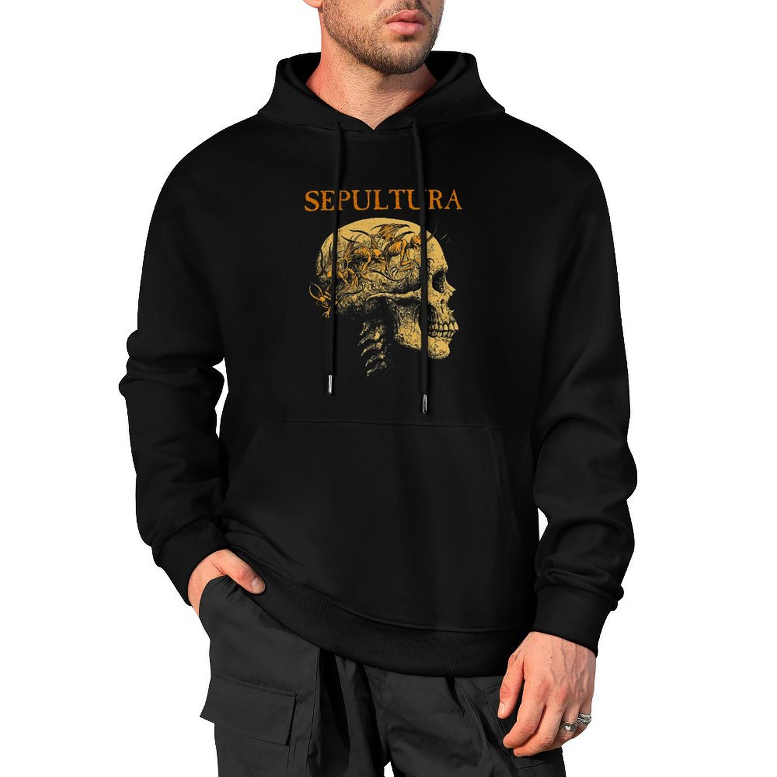-Music----Merchandise Sepultur - Anime Merchandise Hoodie บทวิจารณ์และราคา