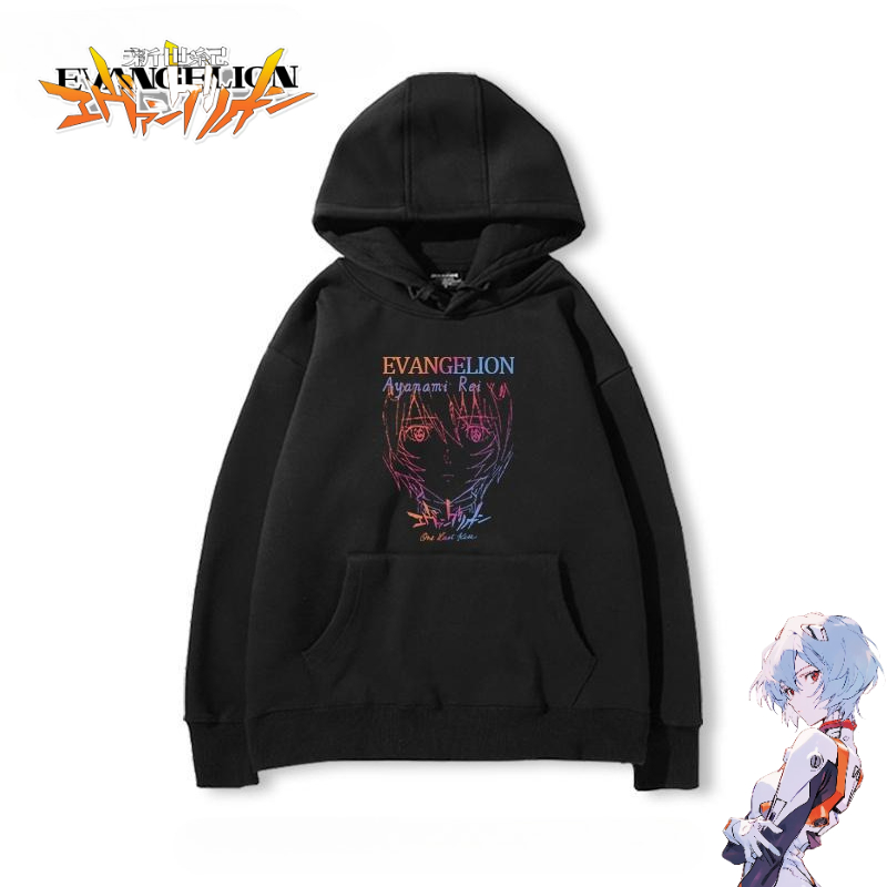 EVA Ayanami Rei Anime Merchand - Anime Merchandise Hoodie บทวิจารณ์และราคา