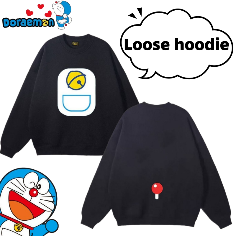 Doraemon crew neck cute creati - Anime Merchandise Hoodie บทวิจารณ์และราคา