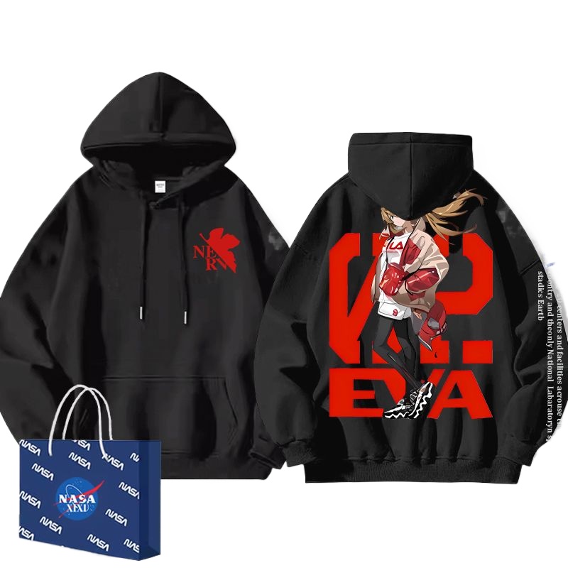 EVA Asuka Langley Soryu Anime  - Anime Merchandise Hoodie บทวิจารณ์และราคา